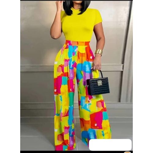 10 YELLOW TOP WITH BAGGY PANT